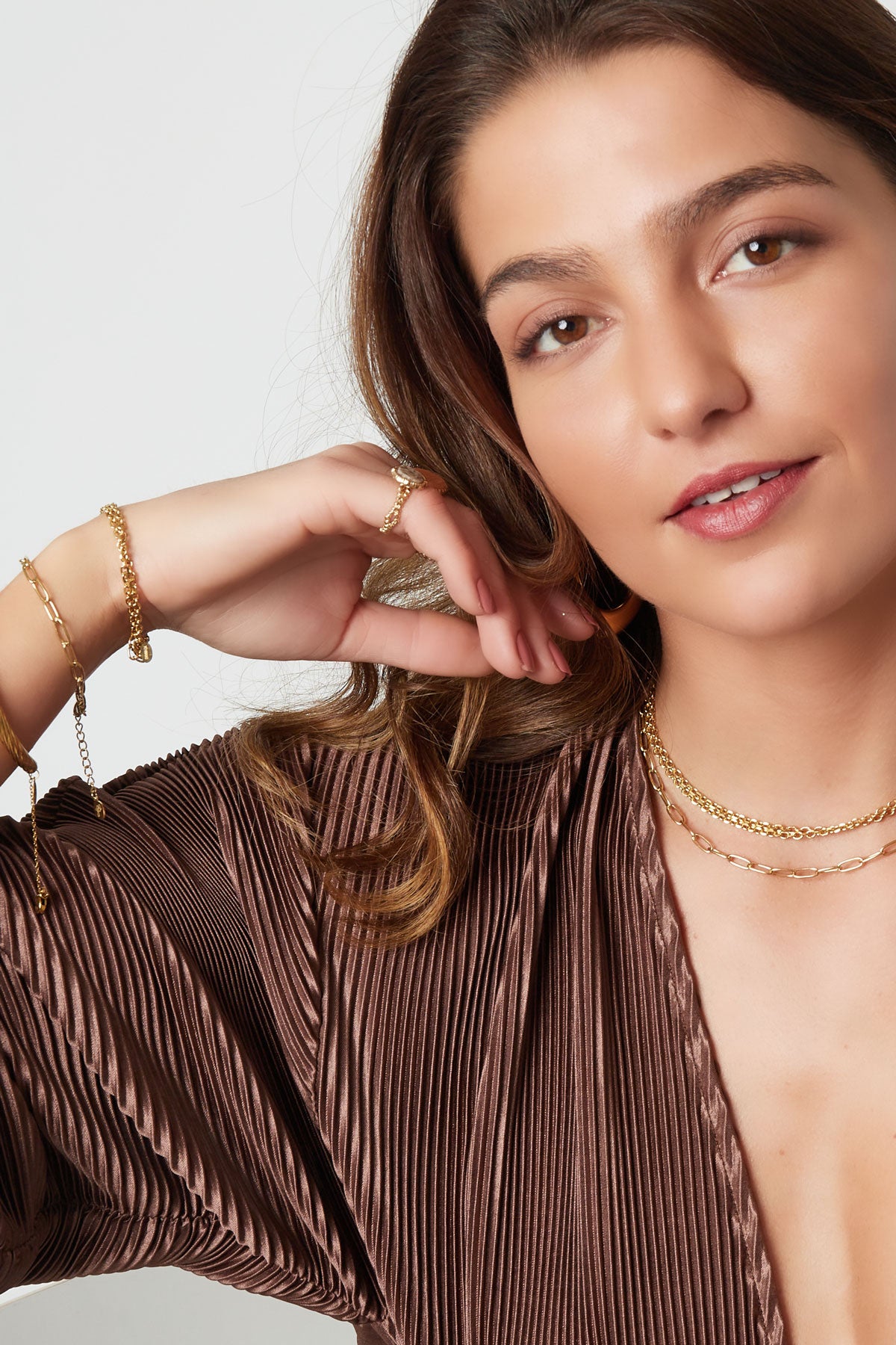 Schakelarmband basic Stainless Steel