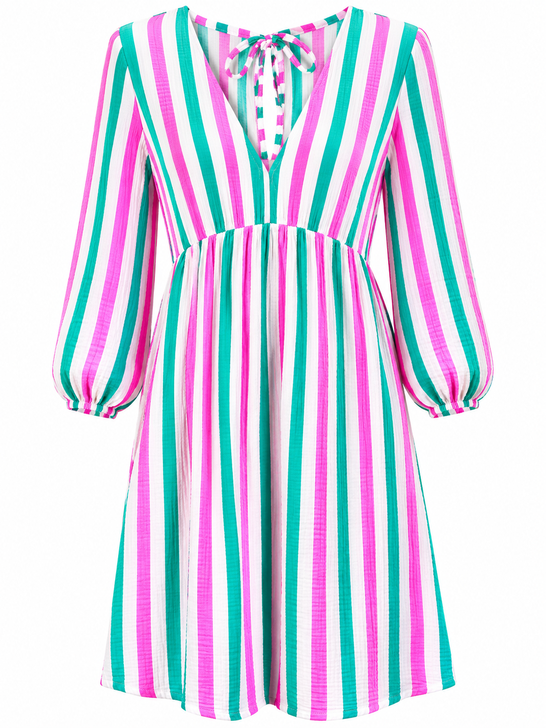 Jurk Lize Groen Roze