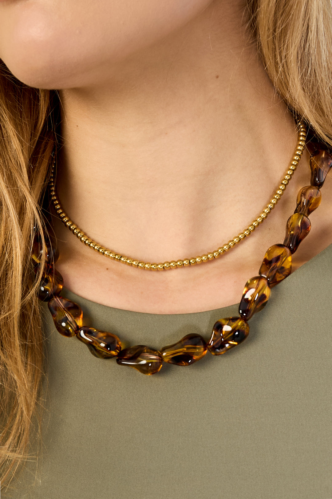 Acryl kralenkettingen Kralen Retro Daily Classic-serie Damessieraden