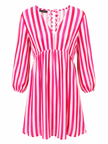Jurk Lize Rood Roze
