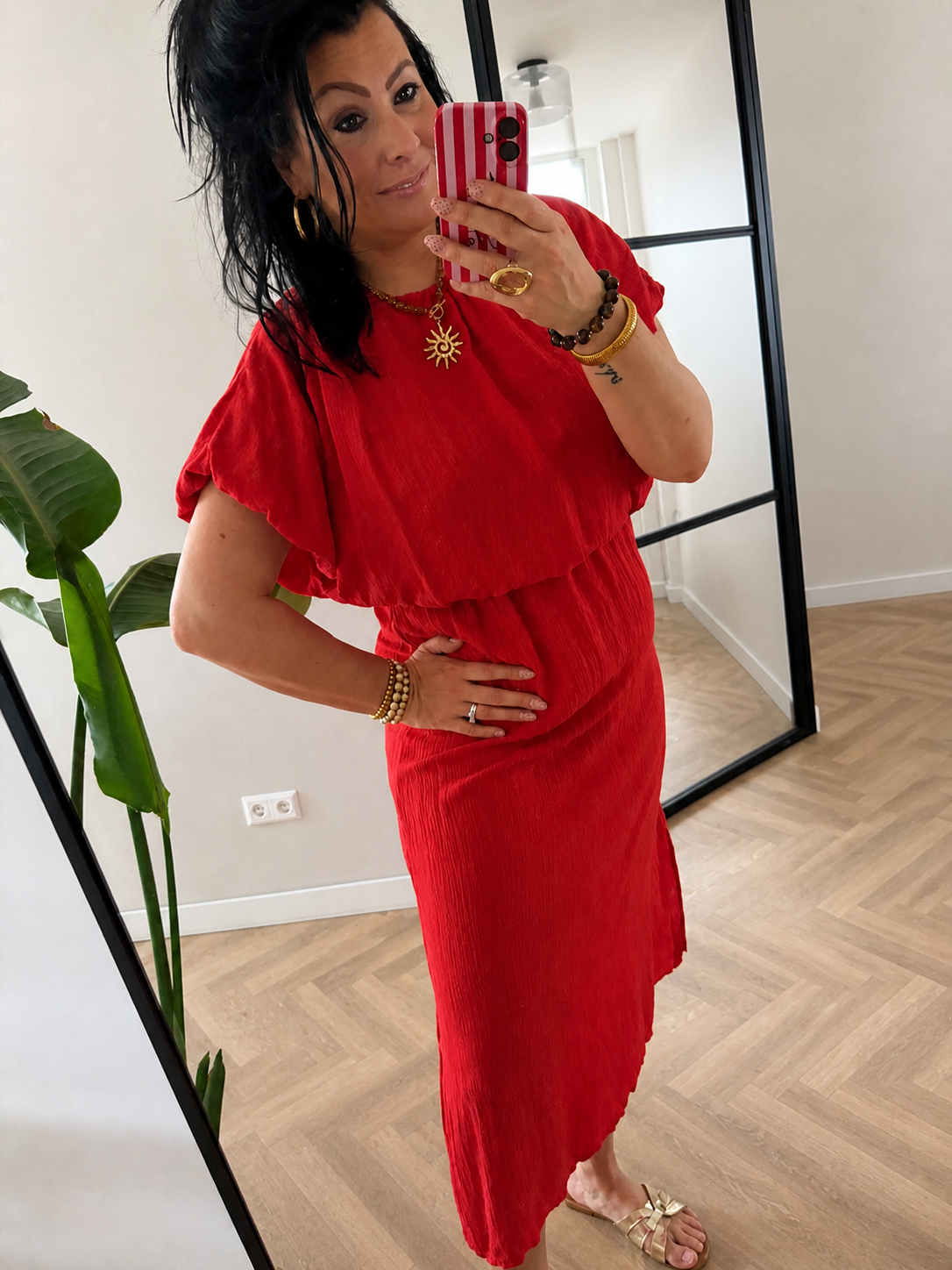 Jurk Lois Rood