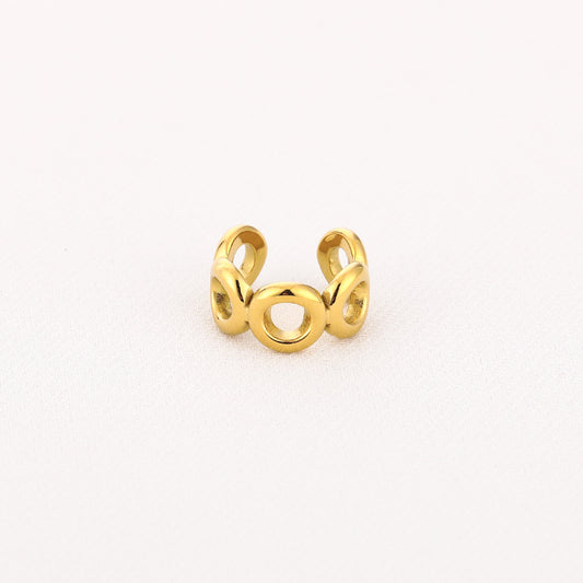 Earcuff goud cirkels