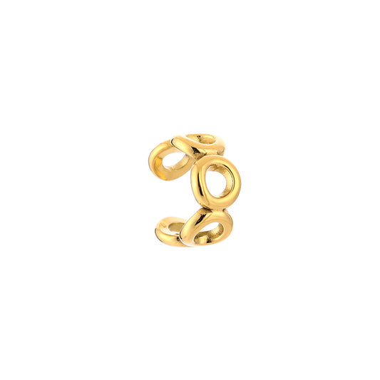 Earcuff goud cirkels